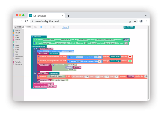 IDS 라이트하우스의 스크린샷 블록리.