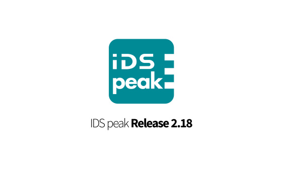 소프트웨어 릴리스를 알리는 IDS peak 로고