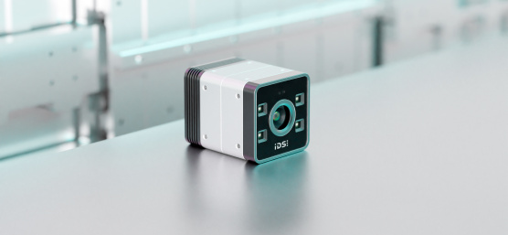 테이블 표면에 설치된 산업용 애플리케이션을 위한 컴팩트한 디자인의 IDS Nion 3D 카메라
