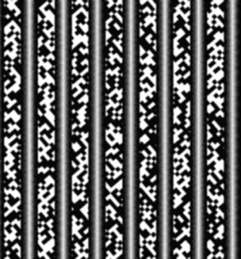 FlexView 2 패턴의 추가 밝기 그라디언트는 최소 5개의 이미지 쌍으로 오브젝트 깊이 정보를 계산하여 적절한 알고리즘을 지원합니다. 이러한 밝기 그라디언트는 단일 샷 데이터에서 패턴의 효과를 감소시킵니다.