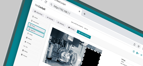 IDS WebCockpit 소프트웨어 인터페이스 스크린샷