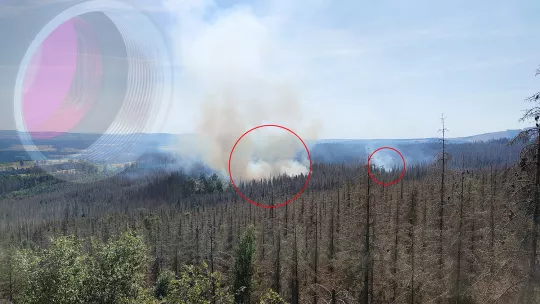 산림 내 화재를 감지하는 카메라 시스템