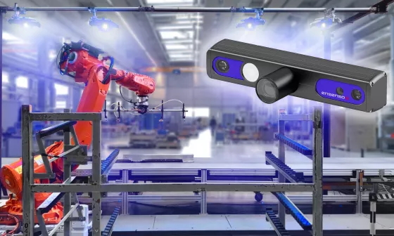 Ensenso C 카메라 3D 측정 시스템을 통한 컨테이너 검사 및 로봇 자동 로딩, 언로딩