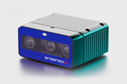IDS 3D 카메라 Ensenso B (앞쪽에서 비스듬히)