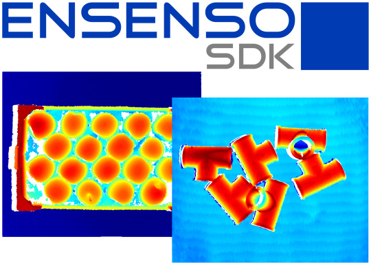 적외선이 포함된 Ensenso SDK 이미지.