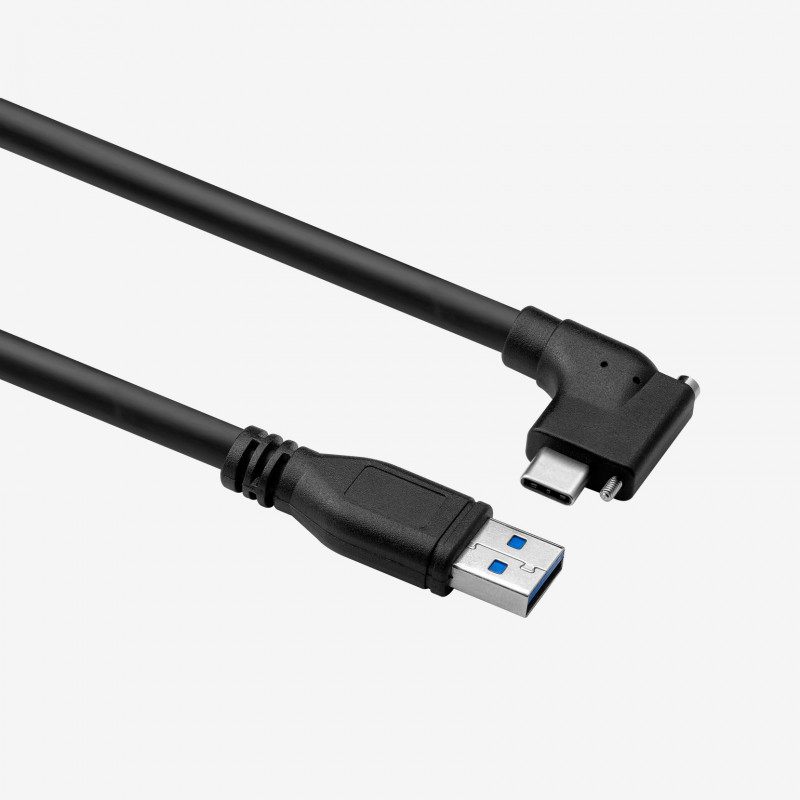 USB 3 표준 케이블, 수평 각짐, 나사식, 3m