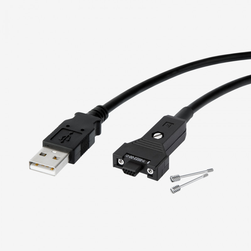 USB 2.0, 표준 케이블, 일자형, 나사식, 5m