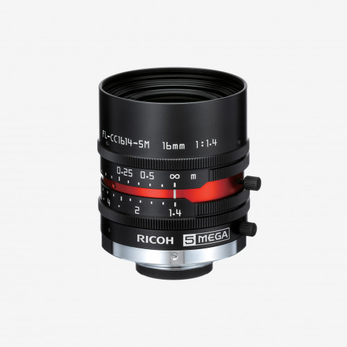 렌즈, RICOH, FL-CC1614-5M, 16mm, 2/3"
