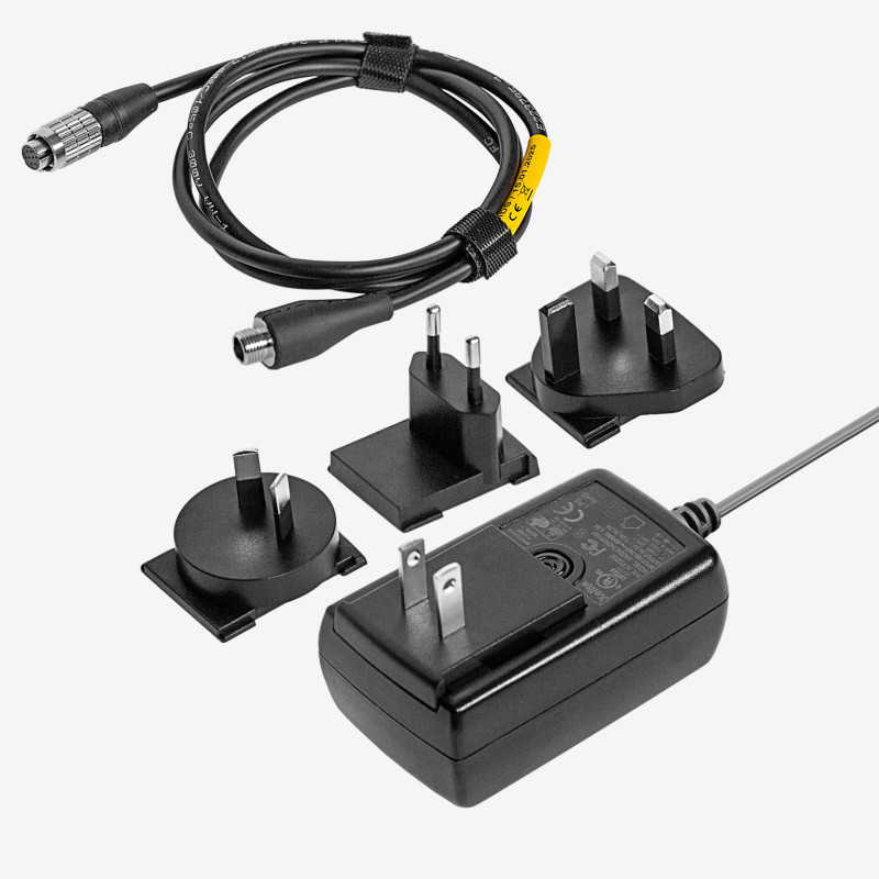 GigE uEye CP Rev.2 / SE Rev.4 / SCP 및 IDS NXT malibu용 전원 공급 장치 세트, 1.5m
