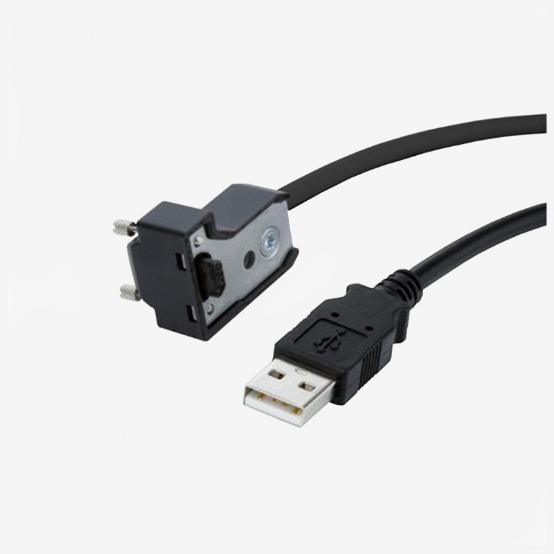 USB 2.0, 표준 케이블, 각짐, 나사식, 3m